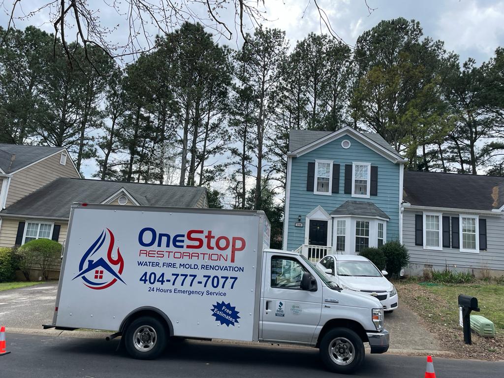 one stop mobile unit in Atlanta can repair water damage in basements
