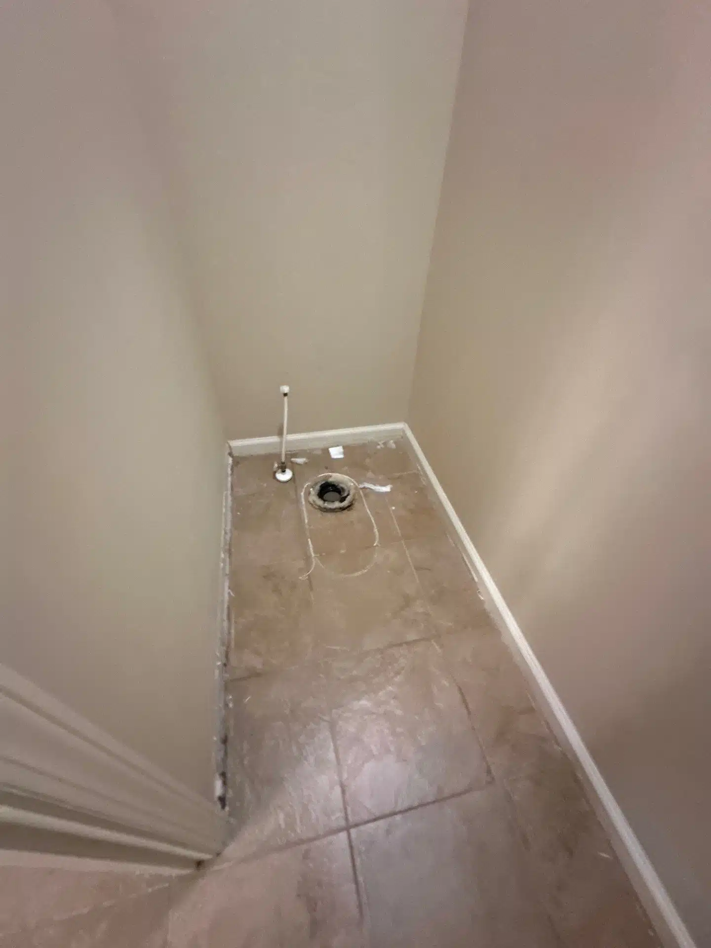 Restored bathroom with new finishes after reconstruction